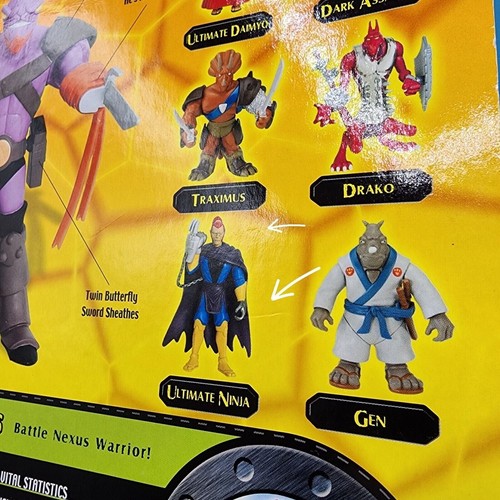 Teenage Mutant Ninja Turtles Butterfly Swords Action Figure 2004 BATTLE NEXUS Fi - Picture 9 of 12