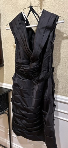 Jade Black Formal Evening Dress- Party/ Cocktail Short - Size 10