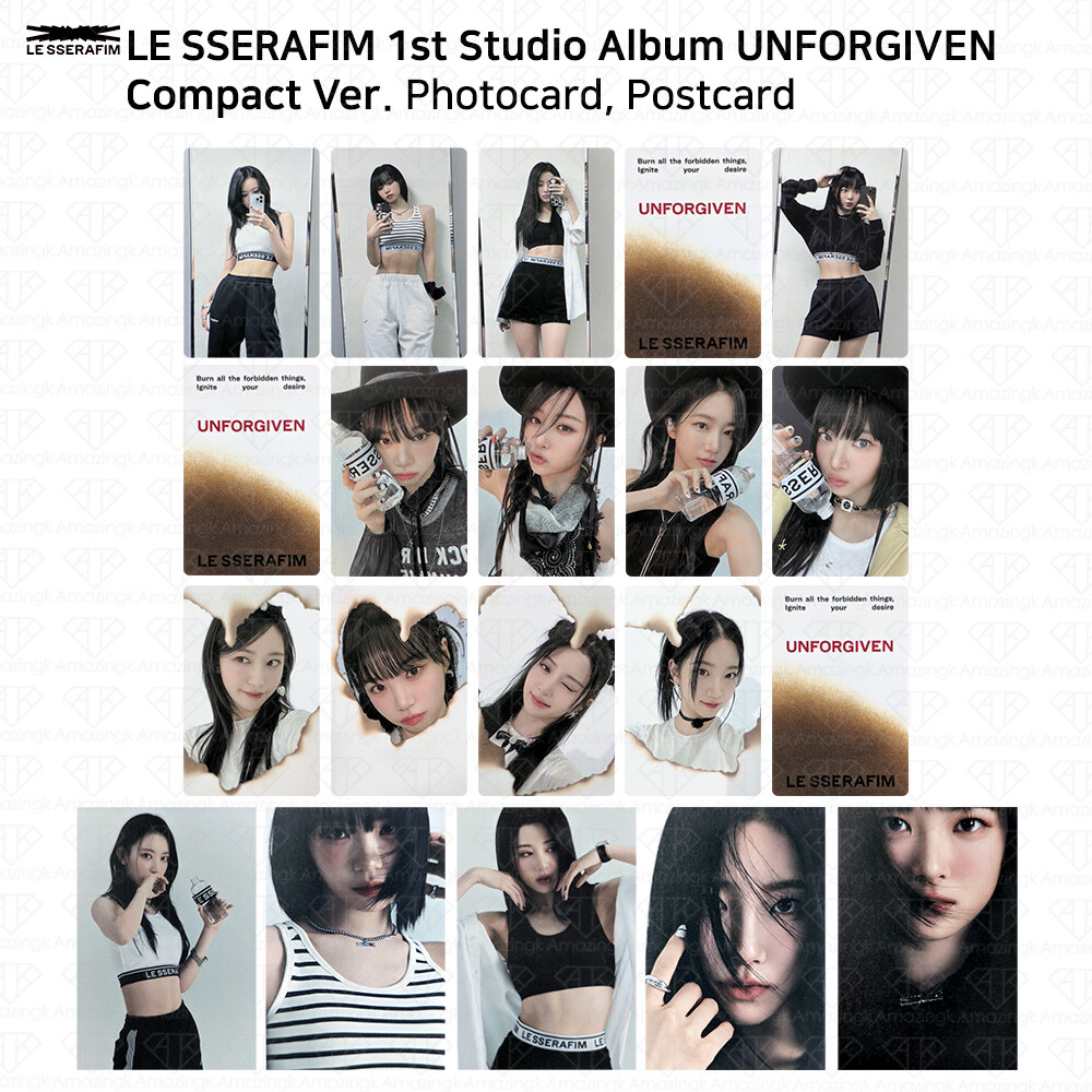 Le Sserafim 1st Studio Album UNFORGIVEN Compact Ver
