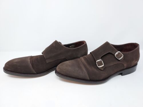Prime Shoes Premium Doppel-Monkstrap Suede Testa di Moro/Dunkelbraun EU 44 UK9,5 - Bild 5 von 15