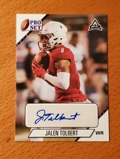2021 Leaf Pro Set #PAJT1 Jalen Tolbert South Alabama Cowboys Rookie WR