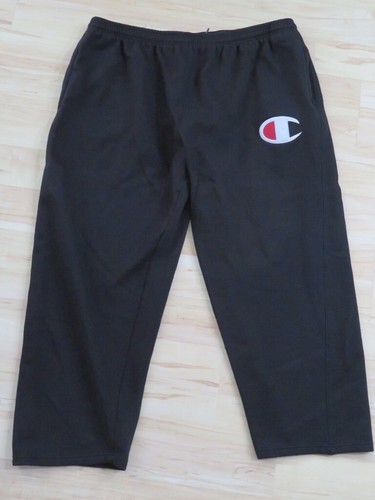 Hombre Genuino Champion Marca Negro Pantalones de Chándal Grande C Logo  Sudadera | eBay