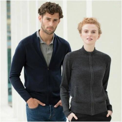 Cotton Patternless Jumpers & Cardigans for Men