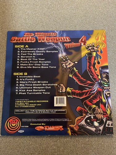 The Ultimate Battle Weapon Vol 4 Orange 12" Vinyl U.S. EXCELLENT - Picture 2 of 4