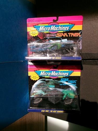 Galoob Micro Machines Star Trek Lot of 4 sets, 3 Mini Vehicles each 1993
