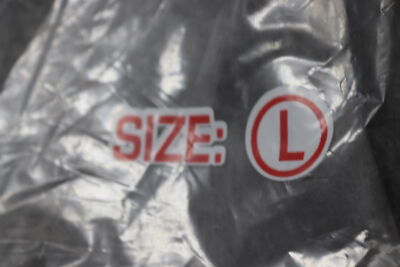 (Pair) Industrial Safety Work Protective Gloves Rubber Black Large 18'' x 7''