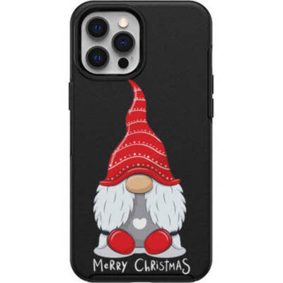 Merry Christmas Red Gnome print Phone Case for iPhone 7 8 X XS XR SE 11 12 13 14