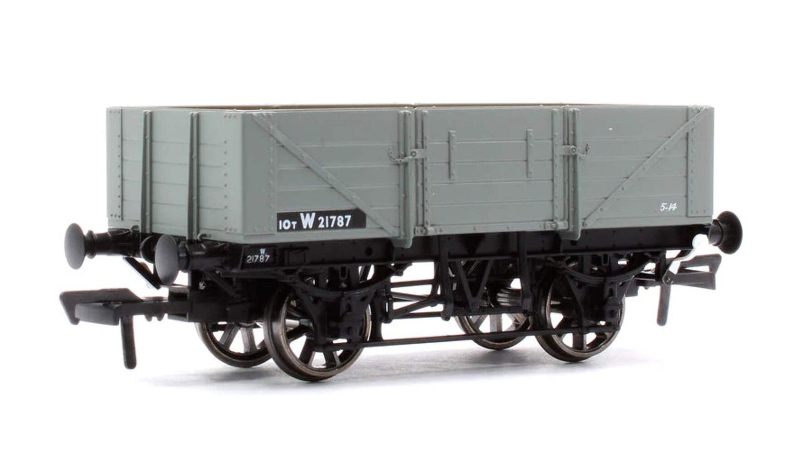 Rapido Trains 943010 OO Gauge 5 Plank Wagon Diagram O11 – BR No.W21787