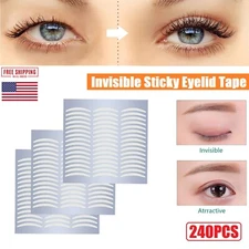 240x Double Eyelid Tape Adhesive Eye Lift Strips Style Lace Invisible Stickers