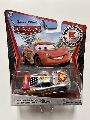 Mattel Disney Pixar Cars Metal Racing Red Lightning McQueen 95 CHASE  METALLIC