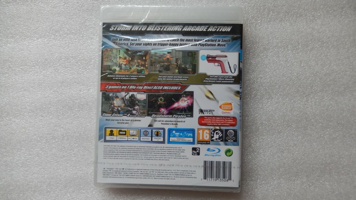 Time Crisis Razing Storm PS3 Game PlayStation 3 PS3 Shooter Namco