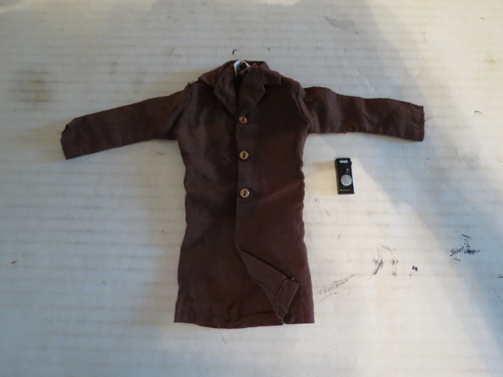 UNDERCOVER Cappotto e macchina fotografica vintage Hasbro GI Joe Adventure Team agente sotto copertura buone condizioni