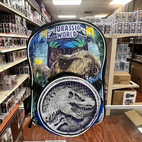 Mochila con licencia Jurassic World Dinosaur 16" con juego de bolsa de almuerzo desmontable - Imagen 2 de 5
