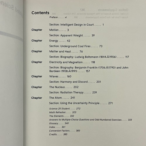 Physical Universe, 17th Edition, Unused Textbook Kingsborough KBCC, CUNY, 2022 - 第 4/8 張圖片