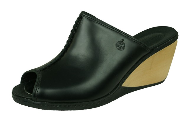 ladies leather wedge shoes