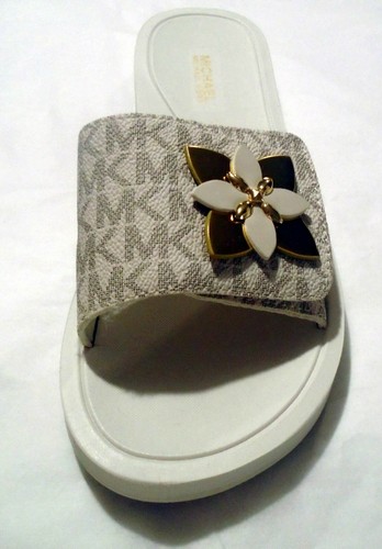 Michael Kors MK Slides Gilmore & Eva Pink Blue Gold Black White MK Pink - 第 14/48 張圖片