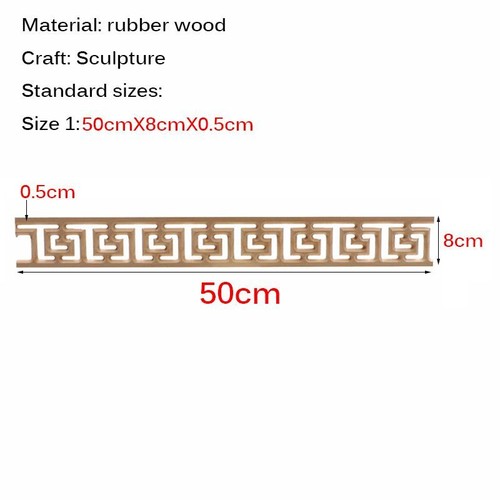10pcs Wooden Decal Carved Hanging Supplies Corner Appliques Decorative Lines - Picture 30 of 56