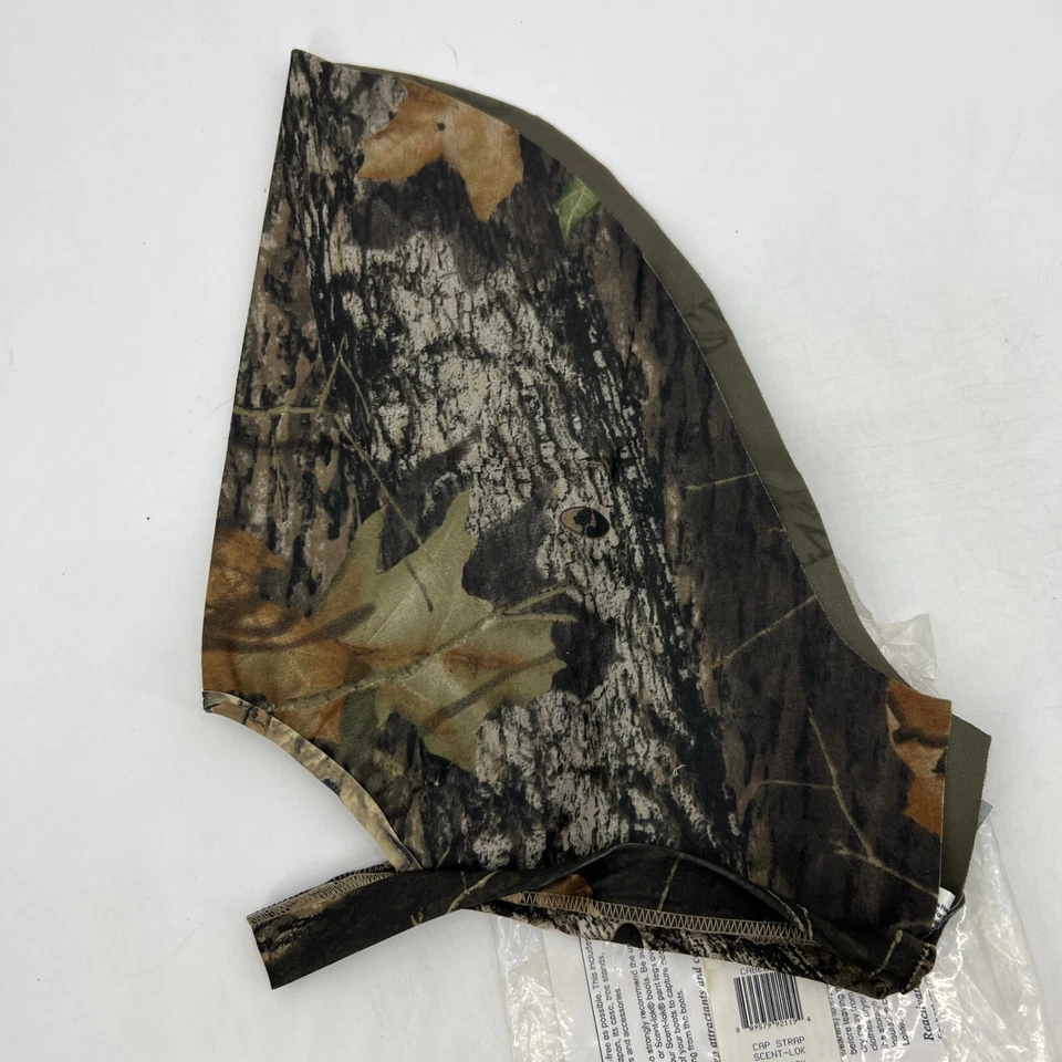 Vintage Cabelas Cap Strap Face Mask Mens OSFA Camo Hunting Scentlok Made USA - Image 4 of 4
