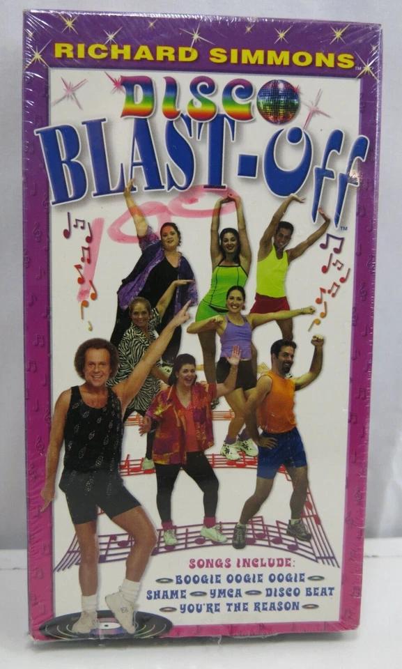 2 Lot Richard Simmons DVD's Tone Up on Broadway & DISCO Blast-Off (NEW SEALED) - Image 3 of 4