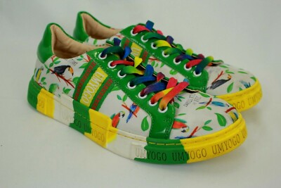 UMYOGO JILL BY JILL STUART COLORFUL BOARD SHOES SNEAKERS SIZE 39 EUC!