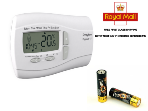 Drayton Digistat+3 7 Day Programmable Room Thermostat (22083) for sale  online | eBay