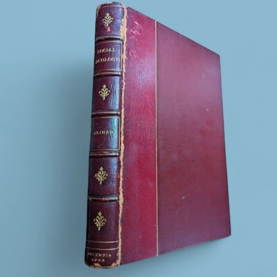 SOCIAL ECOLOGY A Critical Analysis Milla Aissa Alihan 1938 1st Ed 1/4 Leather