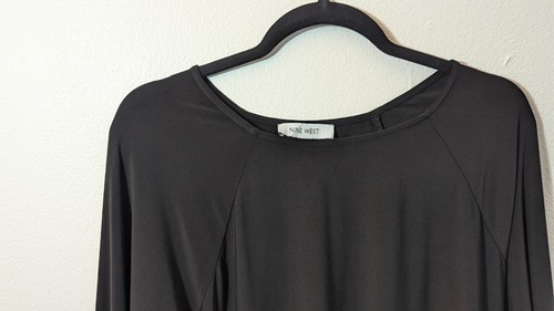Nine West Women's Dress Long Sleeve Black Knee Length Size 6 - Picture 3 of 24