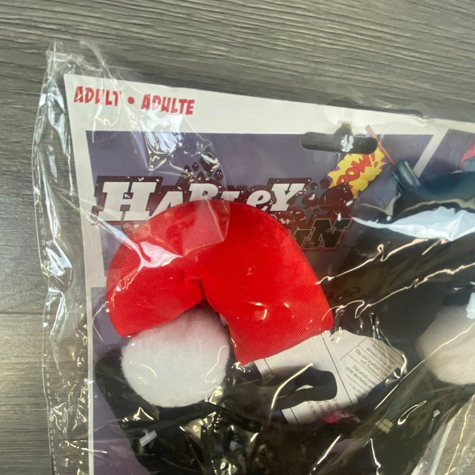 Harley Quinn Conjunto Kit Adulto Cosplay Halloween Disfraz Rubí Accesorio Foto 3 de 4