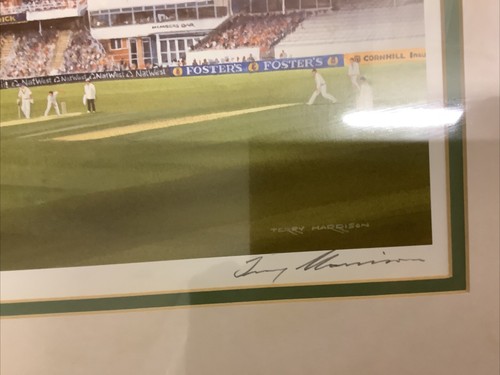 Stampa firmata da Terry Harrison di Headingley Cricket Ground - Foto 3 di 6