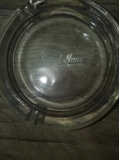 Royal Inns Of America Clear Glass Ashtray