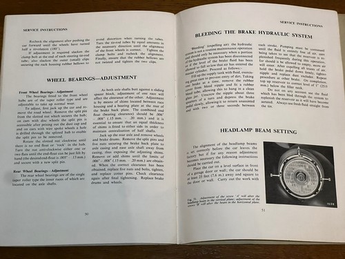 Manual del propietario original Jaguar XK140 manual de servicio de mantenimiento operativo E/101 - Imagen 11 de 16