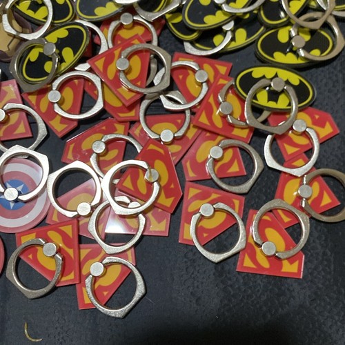 Lot Of 5 . HEROES Rotating Phone Ring Holder iPhone Galaxy Cell Phone Tablet. - Picture 19 of 22