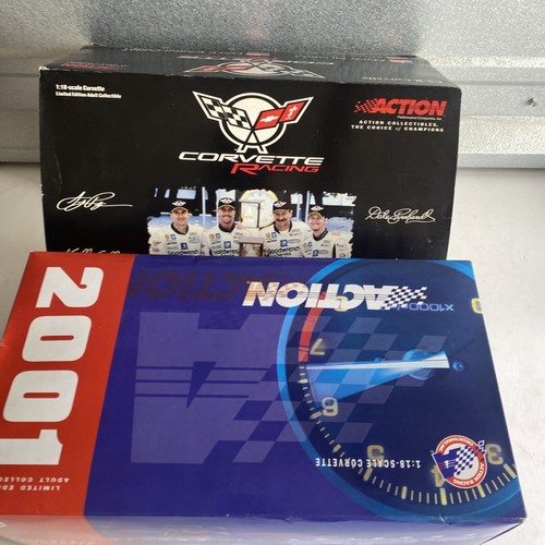 Action 1:18 scale #3 YELLOW RACED VERSION C5-R CORVETTE Earnhardt - Picture 5 of 7
