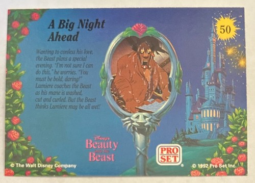 1992 Pro Set Disney Beauty and the Beast Cards - Inserts - You Pick - Picture 103 of 211