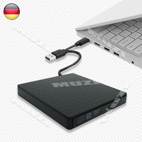 12.7mm DVD/CD-ROM Case Dual Ports External Optical Drive Enclosure for Laptop PC