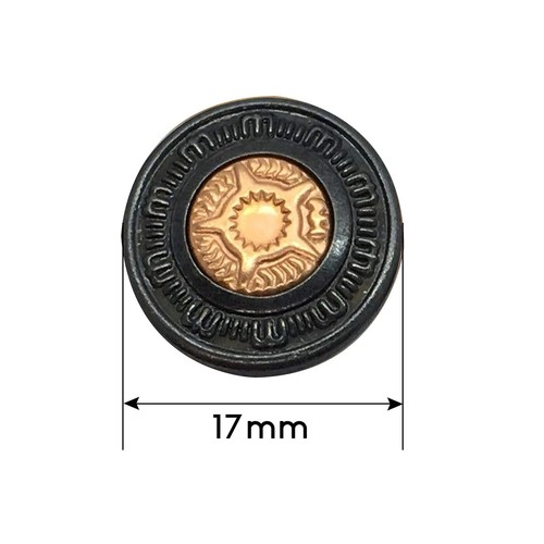 17mm No Sew Hammer Jean Button Antique Design With Pins for Denim 8pcs to 100pcs - Picture 37 of 64