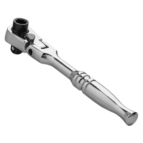 Ratchet Handle Socket Wrench 1/4" Drive 72 Tooth Flexi Head 115mm Round US - Picture 5 of 15
