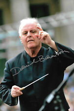 Daniel Barenboim Conductor signed 8x12 inch photo autograph Daniel Barenboim Conductor signed 8x12 inch photo autograph