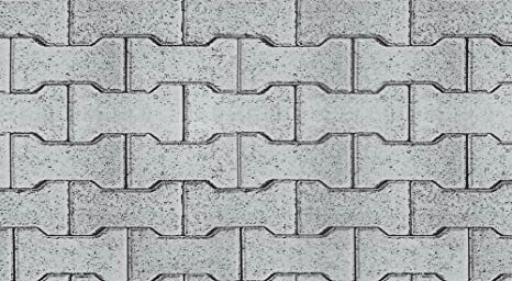 Vollmer 47372 Fancy Concrete Paving Card Sheet (Pk1) 25cm x 12cm N Gauge - Picture 1 of 1