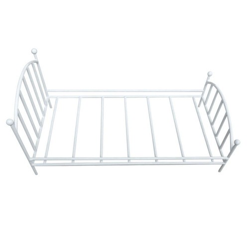 1:12 Doll House Vintage Miniature Bed Mini Realistic Bed Metal Dollhouse Bed - Picture 14 of 14