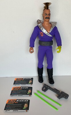Hasbro 1995 Action Man DR. X with ELECTRONIC BRAIN & LASER EYE