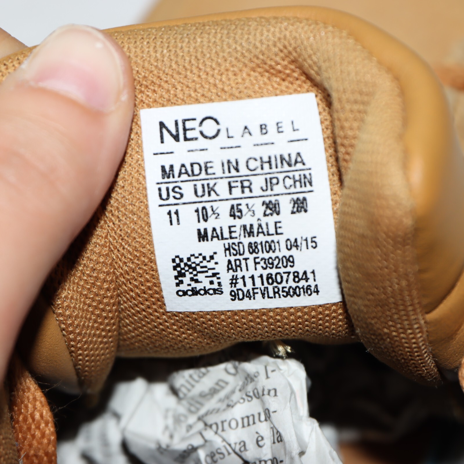 ADIDAS NEO LABEL Usate Sneakers EUR / UK 10.5 US 11 (Cod.SS3889) Uomo/Unisex foto 6