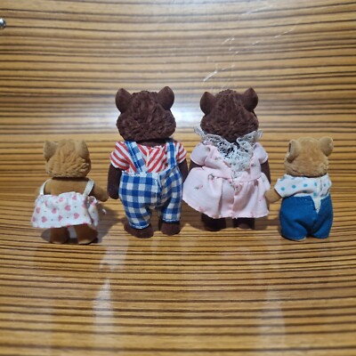 Sylvanian families la famille ours vintage - Sylvanian