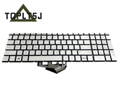NEW For HP ENVY 17m-bw0000 17t-bw000 17-bw0000 Laptop PC Backlit Keyboard Silver
