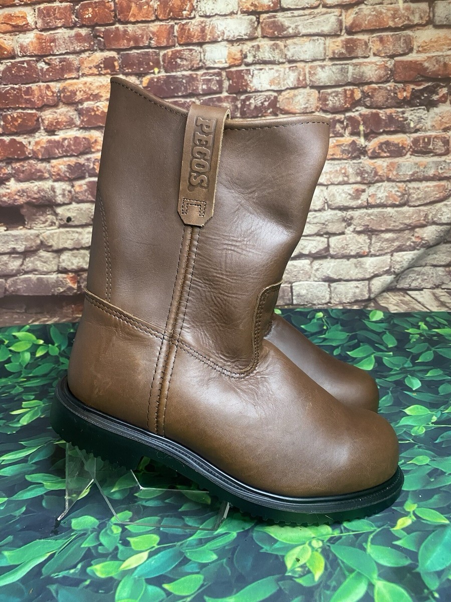 Red Wing Pecos 9″ Pull On Cowboy Steel Toe Work Boots 8241 