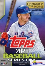 2020 Topps Series 1 Baseball EXCLUSIVE HUGE Factory Sealed 67 Card HANGER Box