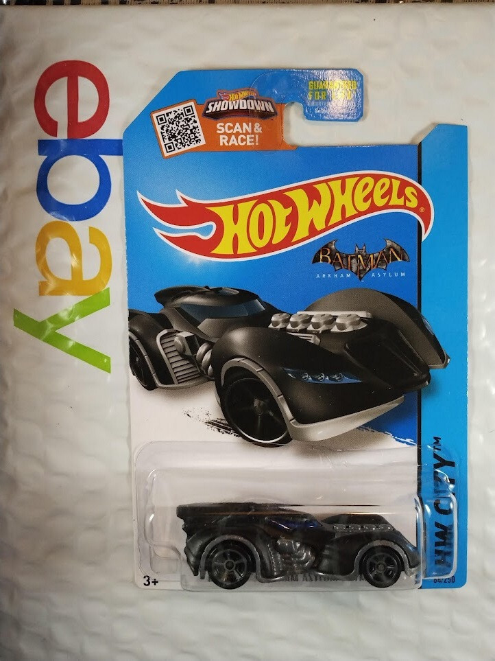 Hot Wheels RC Batmobile バットマン　バットモービル　希少 HOT WHEELS BATMAN ARKHAM ASYLUM BATMOBILE Black 64/250 HW CITY