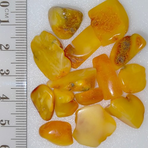 Baltic Amber polished matte natural loose gemstones lot bundle for craft 51ct - Bild 1 von 6