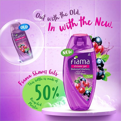 Fiama Duschgel Schwarze Johannisbeere & Bärentraube Duschgel 250ml - Bild 2 von 8