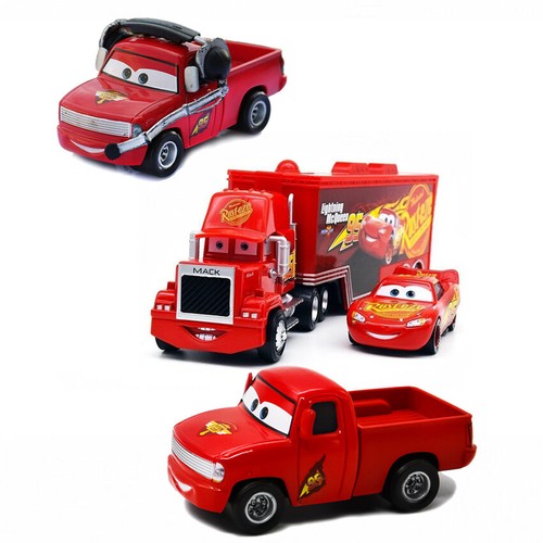 4PCS McQueen Toy Disney Pixar Cars Model Car NO.95 McQueen Truck&Pickup&Car - 第 1/15 張圖片